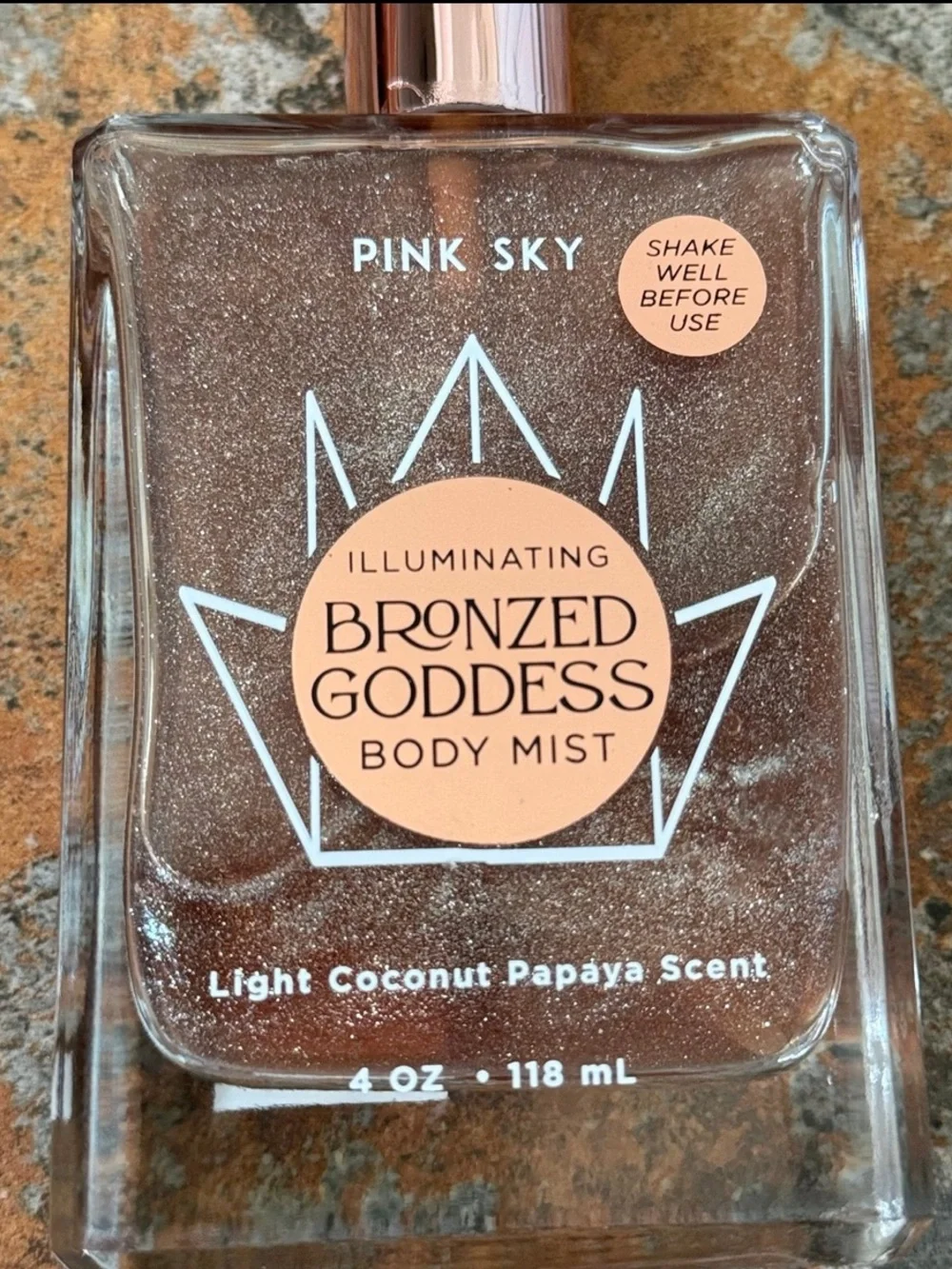 Bronzed Goddess Illuminating Body Mist - Shimmering Bronze